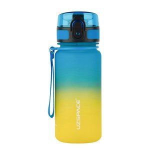 UZSPACE Uzspace Frosted Gradient Waterbottle 3034 (350 ml, blue/yellow) 23402-01 фото