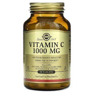 Solgar Vitamin C 1000 mg 90 таблеток SOL-03275 фото