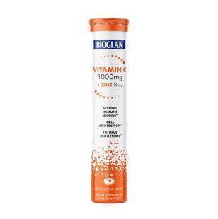 Вітамін С та цинк в шипучих таблетках, Bioglan Vitamin C + Zinc 20 табл 21267-01 фото