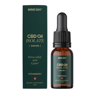 CBD Oil Isolate 3000 mg Strawberry - 10 ml 2023-10-3802 фото