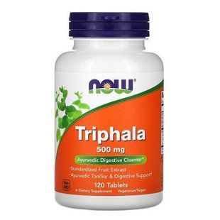 NOW Triphala 500 mg 120 табл NOW-04764 фото