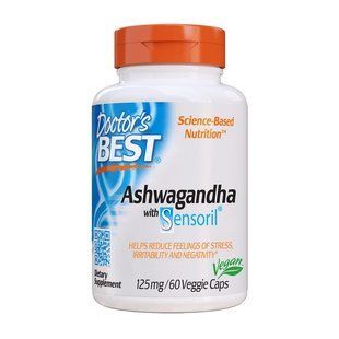 Doctor's BEST Ashwagandha with Sensoril 125 mg (60 veg caps) 18488-01 фото