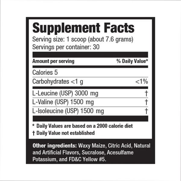 BCAA Powder 12000 - 228g Blue Raspberry 2022-10-0798 фото