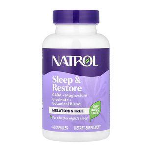 Sleep & Restore Melatonin Free - 60 caps 2023-10-6240 фото