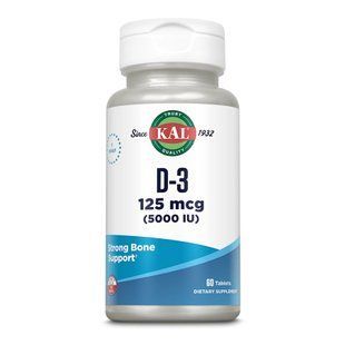D3 125mcg - 60 tabs 2022-10-1770 фото