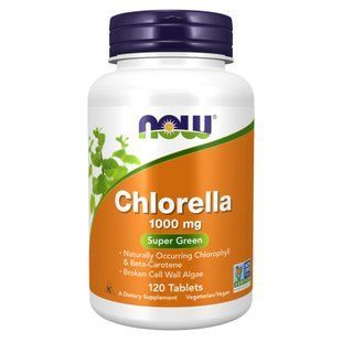Chlorella 1000mg - 120 tabs 2022-10-2598 фото