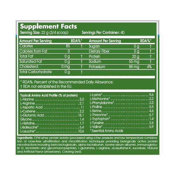100% Whey Isolate - 2000g Cookies Cream 2022-09-0077 фото