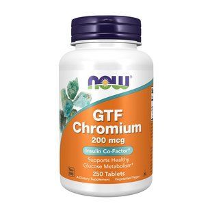 NOW GTF Chromium 200 mcg (250 tab) 10325-01 фото