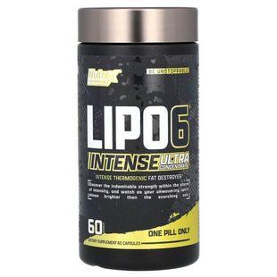 Nutrex Lipo-6 Intense Ultra Concentrate 60 капсул (USA) NRX-00773 фото