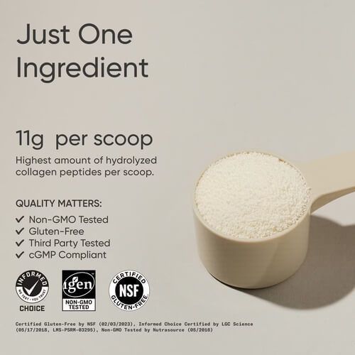 Sports Research Collagen Peptides 454 грам, Без смаку SRE-01018 фото
