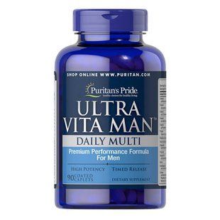 Puritan's Pride Ultra Vita Man 90 таблеток 3894 фото