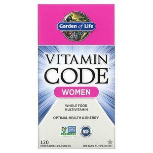 Garden of Life Vitamin Code Women Multivitamin 120 капсул GOL-11366 фото