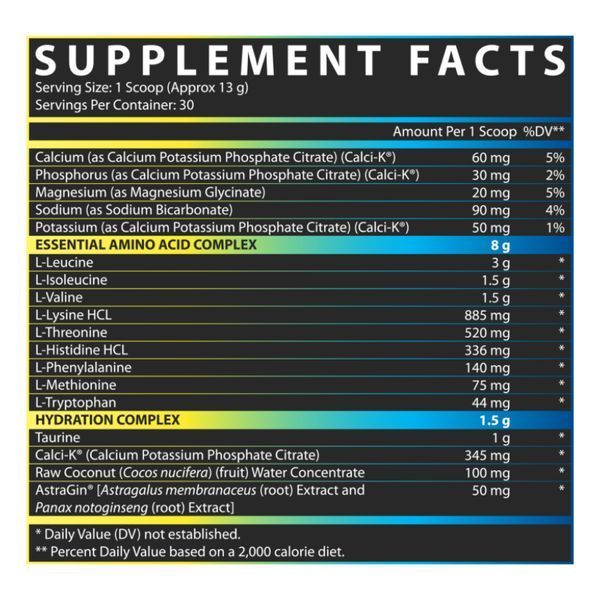 EAA Hydration - 30srv Blueberry Lemonade 2022-09-9950 фото