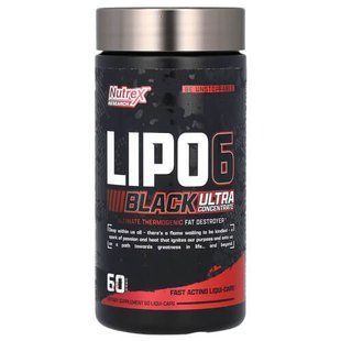 Nutrex Lipo-6 Black Ultra Concentrate 60 капсул (USA) NRX-00071 фото