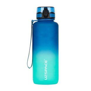 UZSPACE Uzspace Frosted Gradient Waterbottle 3056 (1,5 L, blue/green) 23563-01 фото