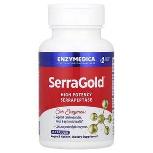 Enzymedica SerraGold 60 капсул ENZ-26300 фото