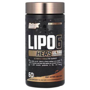 Nutrex Lipo-6 Hers Ultra Concentrate 60 капсул (USA) NRX-00072 фото