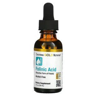California Gold Nutrition Folinic Acid 30 ml CGN-00854 фото