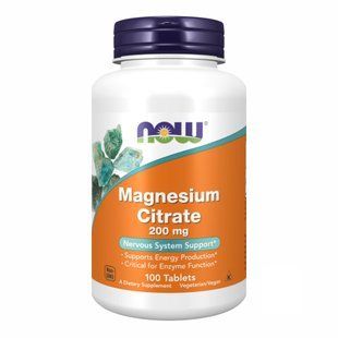 Magnesium Citrate 200mg - 100 tabs 2022-10-0029 фото