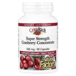 Natural Factors Cranberry Concentrate 500 mg 90 капсул NFS-04512 фото