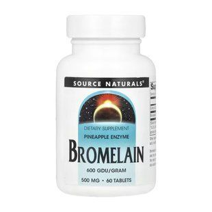 Bromelain 600 GDU - 60 tabs 2023-10-6481 фото