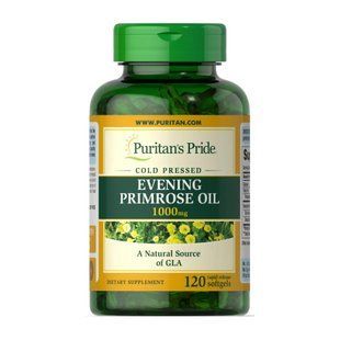 Evening Primrose Oil 1000mg with GLA - 120 softgels 2023-10-3384 фото