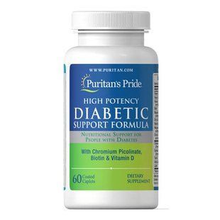 Підтримка для діабетиків Puritan's Pride (Diabetic) Support Formula 60 таб. 04955 фото