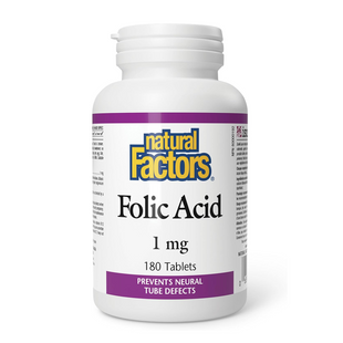 Folic Acid 1mg - 180 caps 2023-10-7437 фото