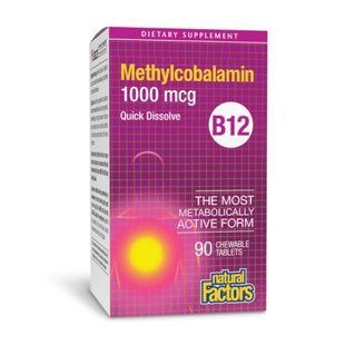 B12 Methylcobalamin 1000 mcg - 90 tabs (Пошкоджена упаковка) 2024-11-0602 фото