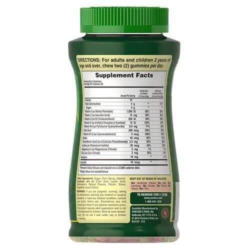 Комплекс мультивітамінів для дітей, Puritan's Pride children's Multivitamins & Minerals 120 Gummies 7967 фото