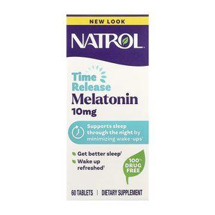 Time Release Melatonin 10mg - 60 tab 100-13-0525184-20 фото
