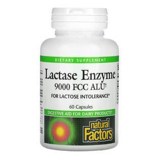 Natural Factors Lactase Enzyme 300 mg 60 капсул NFS-01740 фото