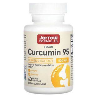 Jarrow Formulas Curcumin 95 500 mg 60 рослинних капсул JRW-14004 фото