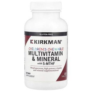 Kirkman Labs Children's Chewable Multivitamin & Mineral 120 таблеток KIM-02464 фото
