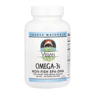 Vegan Omega-3s EPA-DHA 300mg - 60 softgels (До 06.26) 2023-10-7810 фото