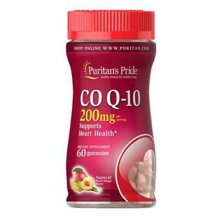 Puritan's Pride Co Q-10 200mg 60 жувальних цукерок 58123 фото