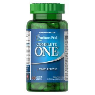 Puritan's Pride Complete One Multivitamin 60 таб 01562 фото
