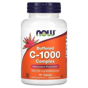 NOW Buffered C-1000 Complex 90 таблеток NOW-00700 фото