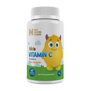 My Nutri Week Kids Vitamin C (60 jelly lozenges, orange) 24312-01 фото