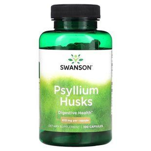Swanson Psyllium Husks 610 mg 100 капсул SW802 фото