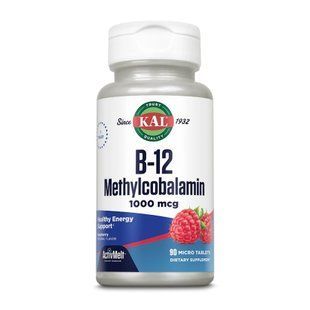 B-12 Methylcobalamin 1000 mcg - 90 tabs Raspberry 2023-10-4418 фото