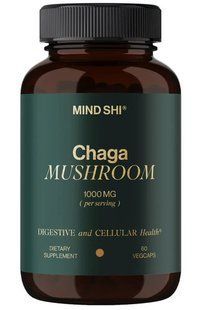 Mind Shi Chaga Mushroom 1000 mg 60 капсул MSH-44108 фото