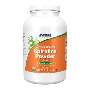 Spirulina Powder - 454g (Пошкоджена банка) 2023-10-7549 фото