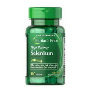 Puritan's Pride Selenium 200 mcg 100 таблеток 003201 фото