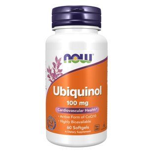 Ubiguinol 100mg - 60 sgels 2022-10-1360 фото