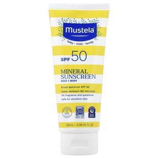 Mustela Mineral Sunscreen Face + Body SPF 50 100 мл MTL-10335 фото