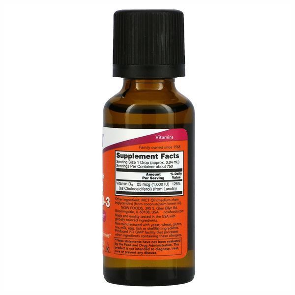 VIT D-3 Liquid - 30ml (1fl oz) 2022-10-0660 фото