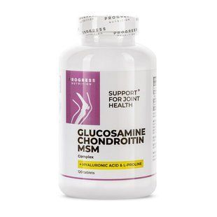 Progress Nutrition Glucosamine Chondroitin MSM Complex (120 tab) 23160-01 фото
