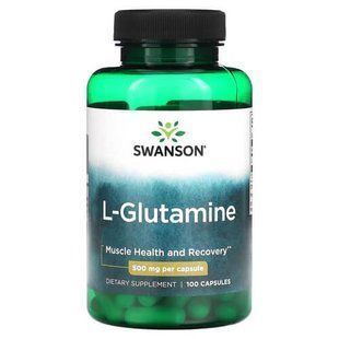 Swanson L-Glutamine 500 mg 100 капсул SW826 фото