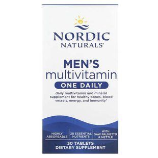 Nordic Naturals Men's Multivitamin One Daily 30 таблеток NOR-01554 фото